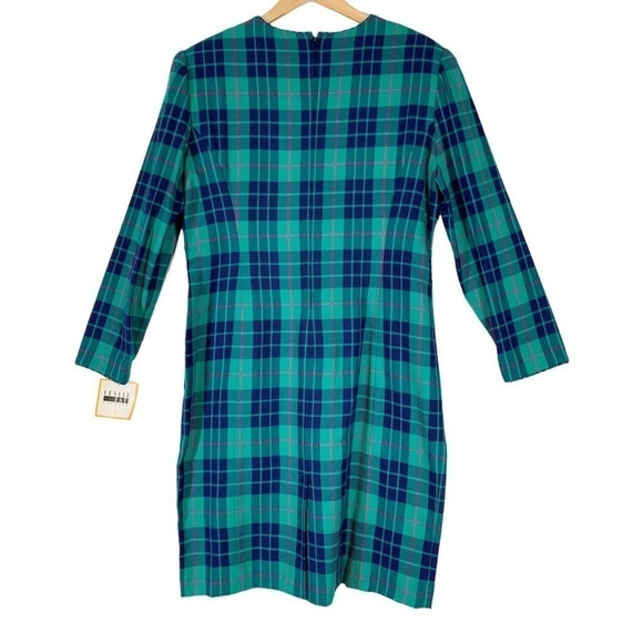 Vintage Leslie Fay Retro Art Deco Dress Size 14 - Picture 2 of 7